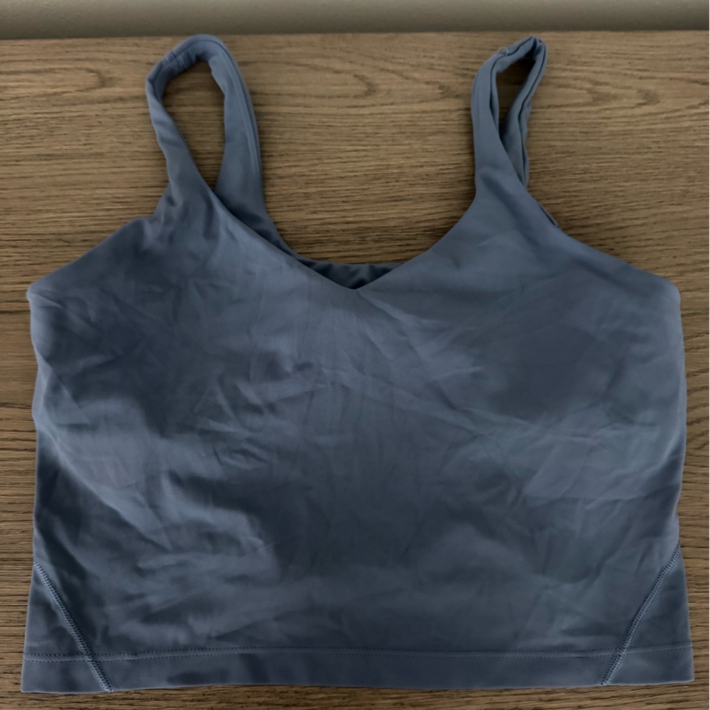 Lululemon Slate Blue Seamless Tank Top